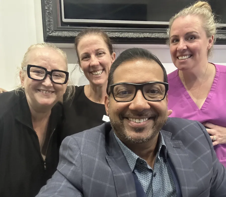 Home 12 Dr Rohit Kumar with his practice team