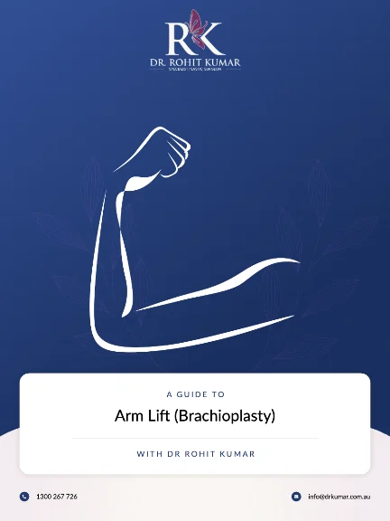 Cover of Dr Kumar's guide: Arm lift (brachioplasty)