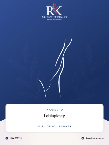 Cover of Dr Kumar's guide: Labiaplasty